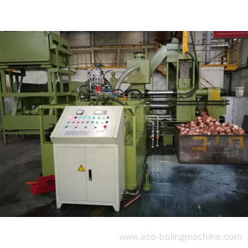 Horizontal Scrap Steel Shavings Briquette Making Machine